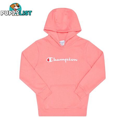 Champion Kids Script Hoodie - Pink - CHAMPION