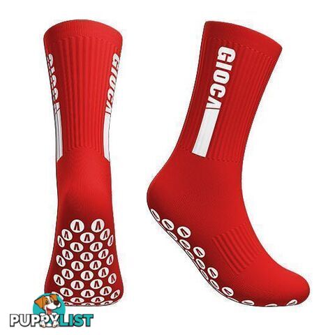 Gioca Grip Socks - Red - GIOCA