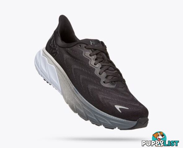 Hoka Arahi 6 Womens Running Shoe - Black/White - HOKA