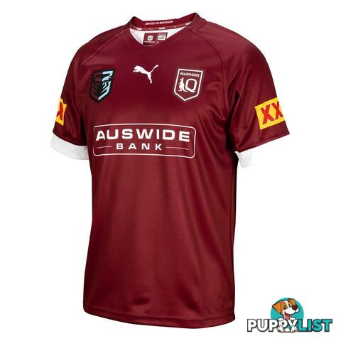 Puma SOO Qld Maroons 2021 Adult Replica Jersey - Maroon - PUMA - 4063698270250