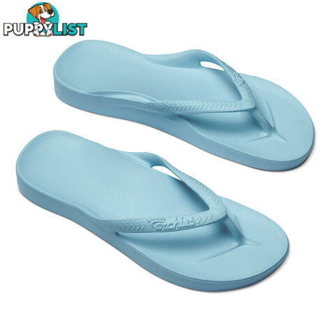 Archies Adults Arch Support Thongs - Sky Blue - ARCHIES