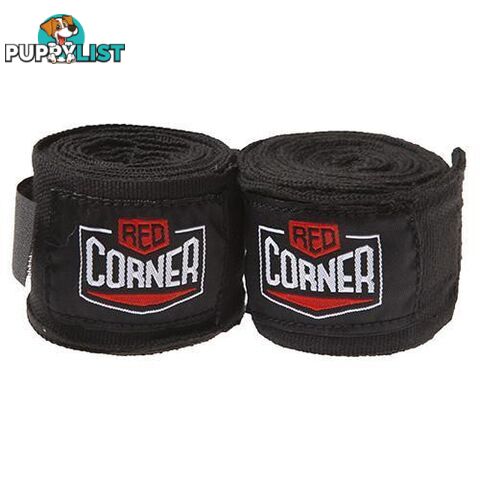 Red Corner Hand Wraps-Black - RED CORNER - 9348605001048