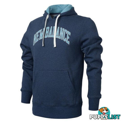 New Balance Mens Logo Hoodie - Eclipse Navy Heather - NEWBALANCE