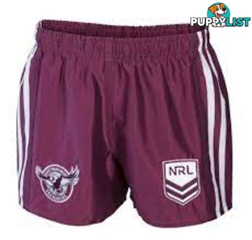 Tidwell Sea Eagles Away NRL Supporter Shorts - Maroon - TIDWELL