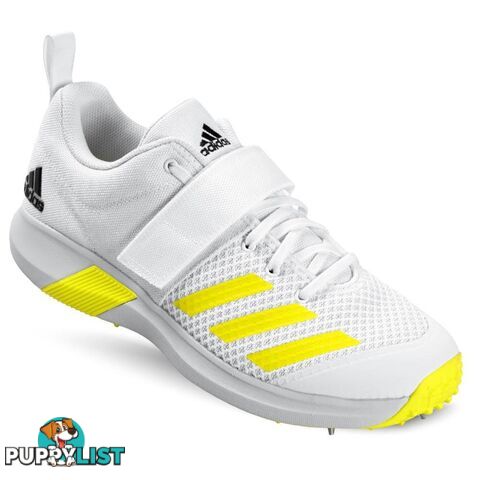 Adidas Adipower Vector Senior Cricket Shoe - White lSize 13 - ADIDAS