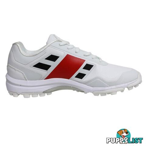 Gray-Nicolls Velocity 3.0 Rubber Junior Cricket Shoes - White lSize 6 - GRAYNICOLLS