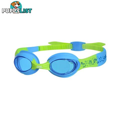 Zoggs Little Twist Swim Goggles-Blue/Green/Tint - ZOGGS - 749266055156