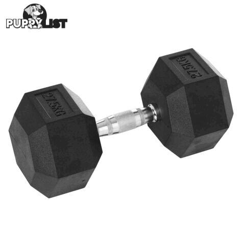 HCE Rubber Hex 27.5Kg Dumbbell - HCE - 2200000907219