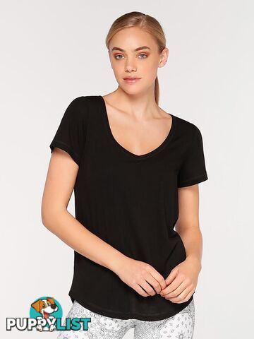 Lorna Jane Frankie Active Short Sleeve Tee - Black - LORNA JANE