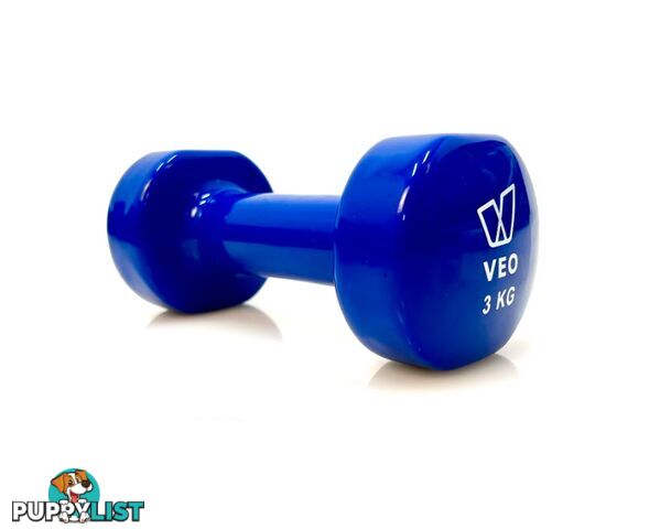 VEO PVC Dipped Dumbbell 3KG - VEO