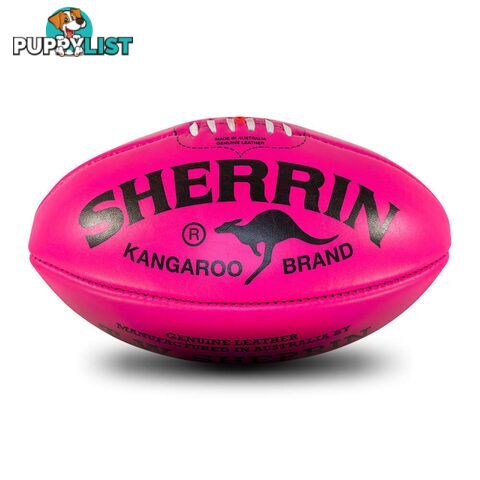 Sherrin KB Game Ball - Pink - Size 4 - SHERRIN