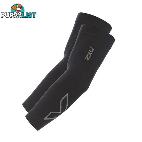 2XU Mens Flex Run Comp Arm Sleeves - 2XU