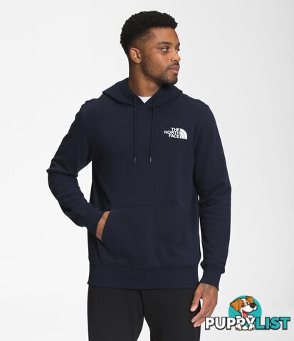 The North Face Mens Box NSE Pullover Hoodie - Horizon Red - THE NORTH FACE