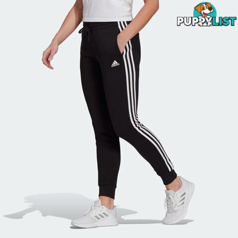 Adidas Womens 3S Fl Cuffed Pant - Black - ADIDAS