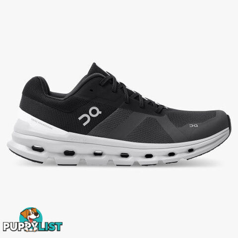 On Cloudrunner Mens Running Shoe - Black - ON