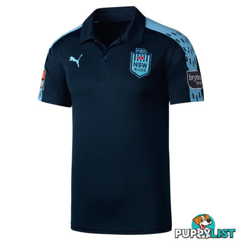 Puma NSW Blues Adults 2022 Polo - Blue - PUMA