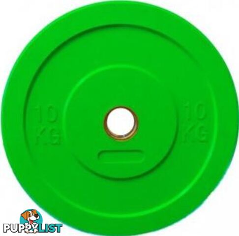 HCE Olympic Green Bumper Weight Plate 10kg - HCE - 2200001067301