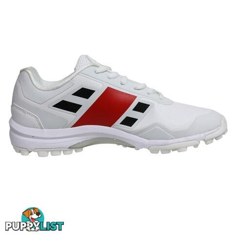 Gray-Nicolls Velocity 3.0 Rubber Junior Cricket Shoes - White lSize 7 - GRAYNICOLLS