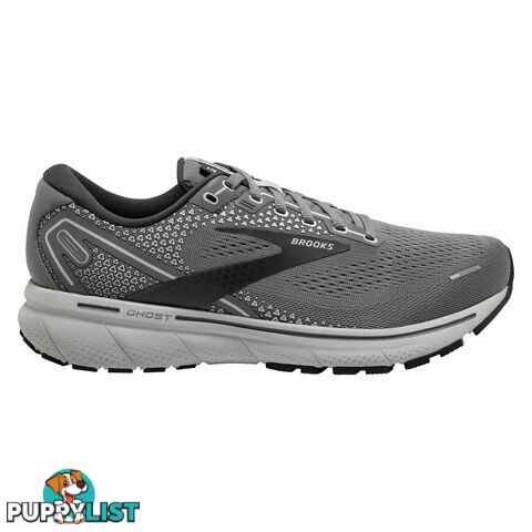 Brooks Mens Ghost 14 D Running Shoe - Grey - BROOKS - 190340949999