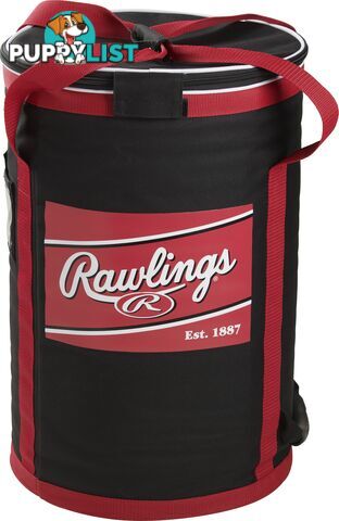 Rawlings Soft-Sided Baseball/Softball Ball Bag - Black - RAWLINGS