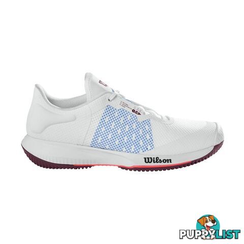 Wilson Womens Kaos Swift Tennis Shoe - Wh/Chambray/Fig - WILSON