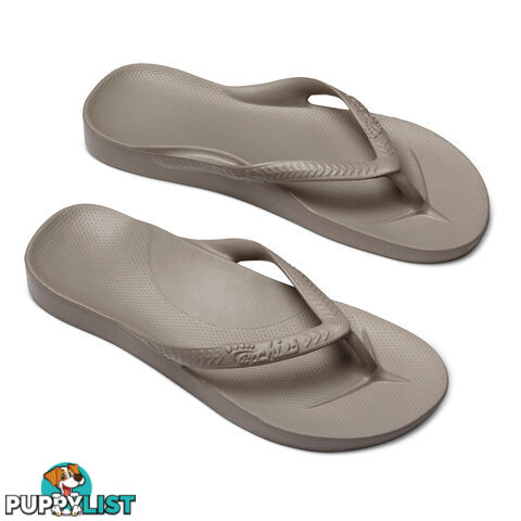 Archies Adults Arch Support Thongs - Taupe - ARCHIES