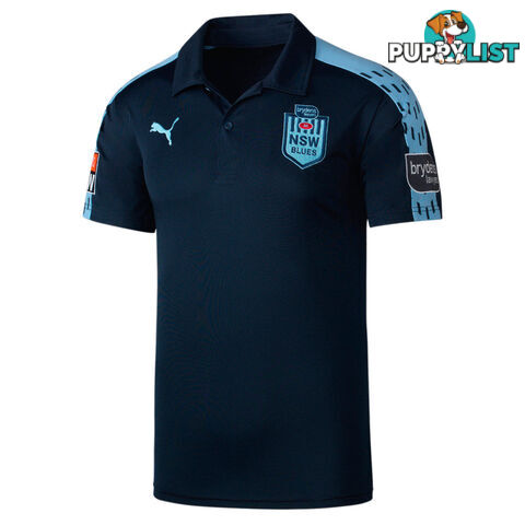 Puma NSW Blues Adults 2022 Polo - Blue - PUMA