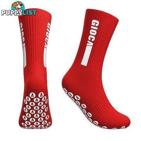 Gioca Grip Socks - Red - GIOCA