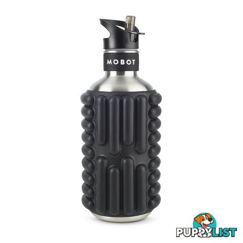 Mobot Big Bertha 1.2L Foam Roller Water Bottle - Liquorice - MOBOT