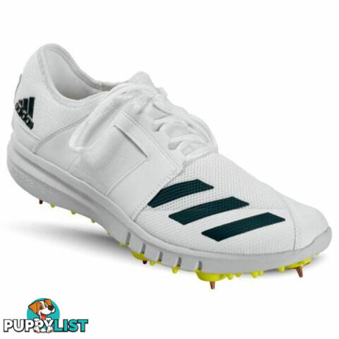 Adidas Howzat Spike Senior Cricket Shoe - White lSize 8.5 - ADIDAS - 4064036010057