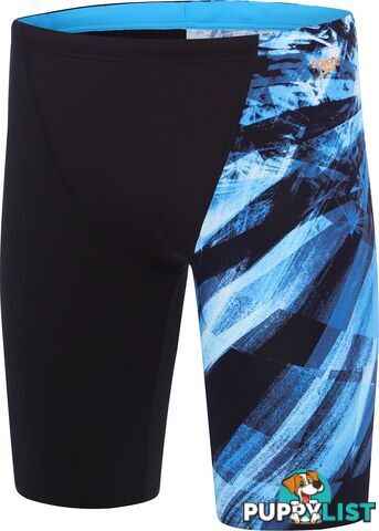 Speedo Mens Freeze Frame Jammer - Black/Blue - SPEEDO - 9348729955814