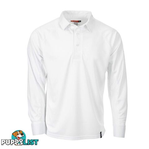 Gray-Nicolls Select Long Sleeve Mens Shirt - White lSize S - GRAYNICOLLS