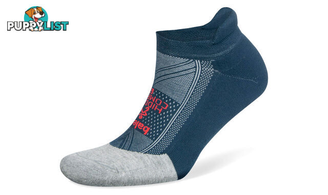 Balega Hidden Comfort Ankle Sock - Midgrey/Legion Blue - BALEGA