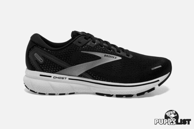 Brooks Mens Ghost 14 D Black - BROOKS