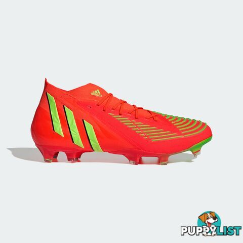 Adidas Predator Edge.1 FG Adult Footy Boot - Red - ADIDAS