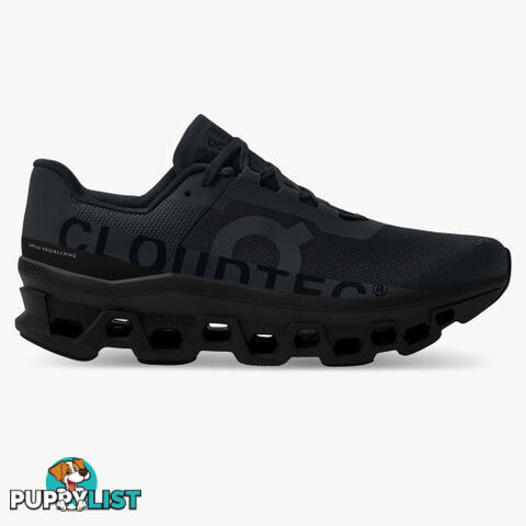 On Cloudmonster Mens Running Shoe - All Black - ON