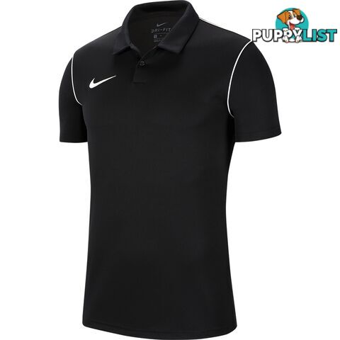 Nike-Dri-Fit Park20 Mens SS Polo - Black - NIKE - 193654349776