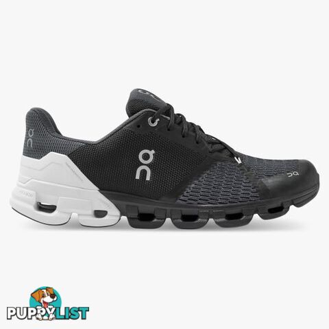 On Cloudflyer Mens Running Shoe - Black/White - ON - 7630040574235