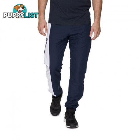 Canterbury Mens Tapered Stripe Cuffed Trackpant - Navy - CANTERBURY