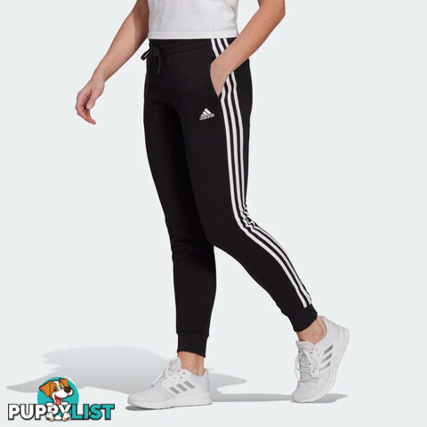 Adidas Womens 3S Fl Cuffed Pant - Black - ADIDAS