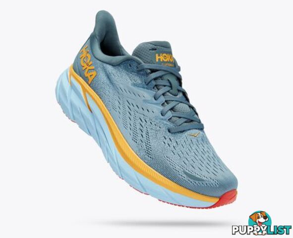 Hoka Clifton 8 Mens Running Shoe - Goblin Blue/Mountain Spring - HOKA