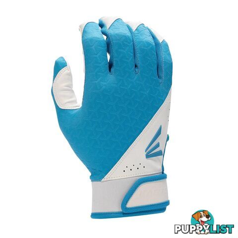 Easton Fundamental Fastpitch Womens Batting Gloves - Caroline Blue/White - EASTON