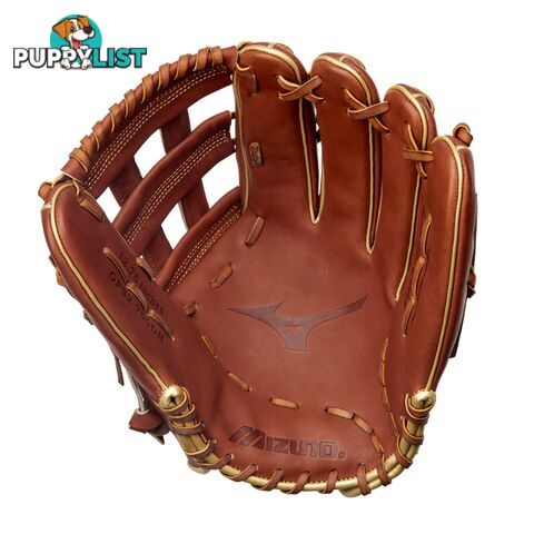 Mizuno Pro Select 12.75 Inch RHT Baseball Glove - Brown/Brown - MIZUNO