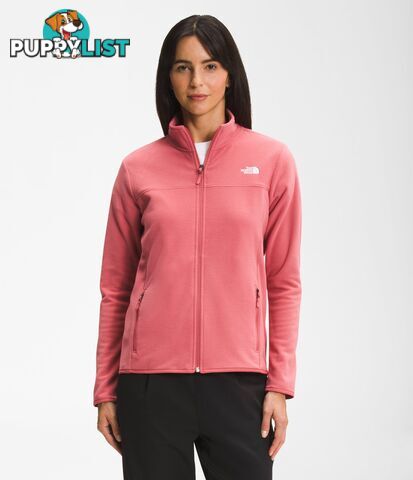 The North Face Womens TKA Glacier Fleece Full Zip Jacket - Slate Rose - THE NORTH FACE