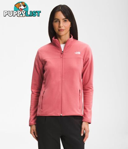 The North Face Womens TKA Glacier Fleece Full Zip Jacket - Slate Rose - THE NORTH FACE