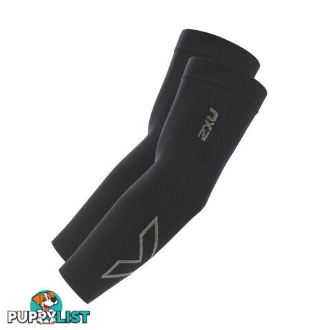 2XU Mens Flex Run Comp Arm Sleeves - 2XU