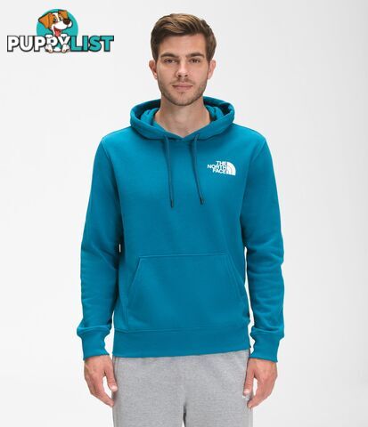 The North Face Mens Box NSE Pullover Hoodie - Banff Blue - THE NORTH FACE