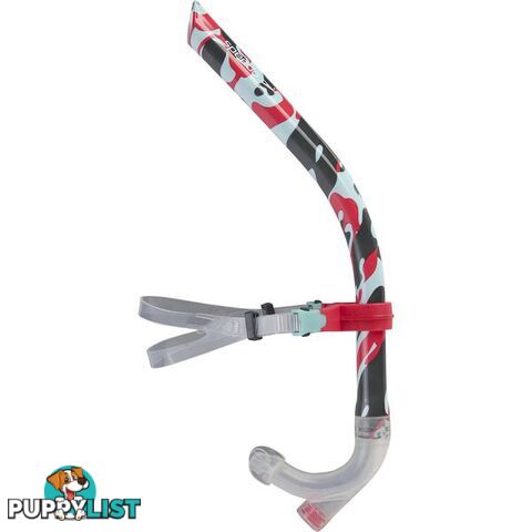 Speedo Center Snorkel - Lava Red/Chill Blue/Grey - SPEEDO