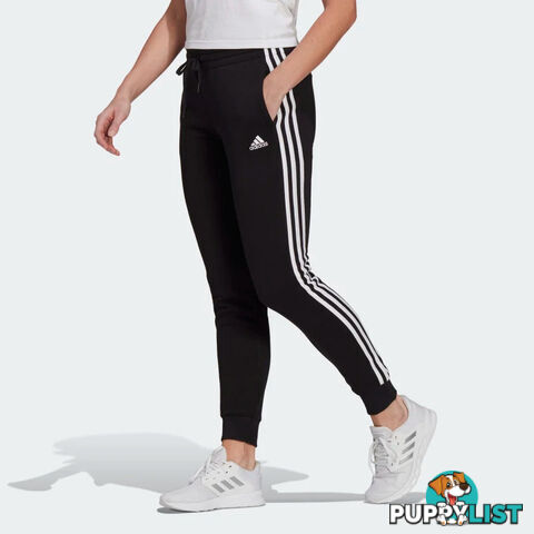 Adidas Womens 3S Fl Cuffed Pant - Black - ADIDAS