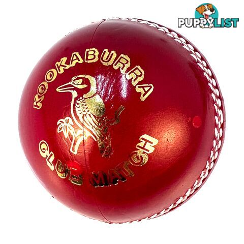 Kookaburra Club Match 156G Cricket Ball - Red - KOOKABURRA